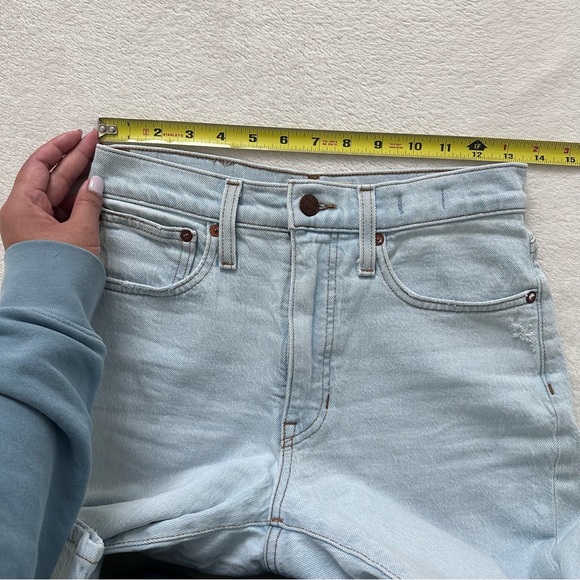 Madewell Petite Balloon Distressed Jeans in Baleberry Wash Size 25 Petite - Picture 6 of 12